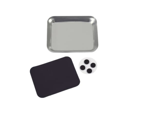 Bandeja Absima de aluminio con placa magnética Plata 3000062