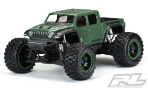 Carrocería Proline para X-MAXX Jeep Gladiator Rubicon, precortada sin pintar PR3533-17