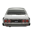 Carrocería Killerbody Nissan Skyline Hardtop 2000 (1977) pintada en blanco 195mm. KB48701
