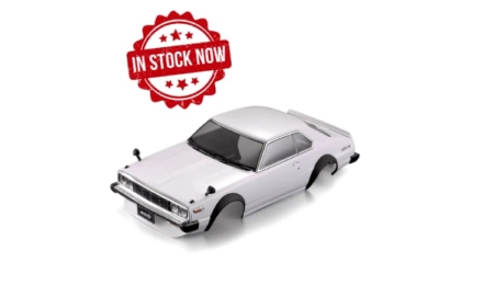 Carrocería Killerbody Nissan Skyline Hardtop 2000 (1977) pintada en blanco 195mm. KB48701