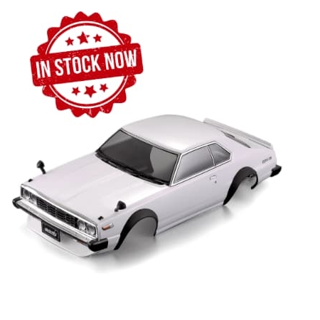 Carrocería Killerbody Nissan Skyline Hardtop 2000 (1977) pintada en blanco 195mm. KB48701