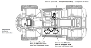 Chasis Absima CR3.4 1:10 EP Crawler, premontado AB12014
