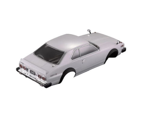 Carrocería Killerbody Nissan Skyline Hardtop 2000 (1977) pintada en blanco 195mm. KB48701
