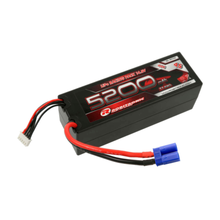 Batería Robitronic LiPo 5200 mAh 4S 40C caja dura conector EC5 R05238EC5