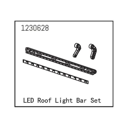 Barra led Absima para techo 1/10 crawler 1230628