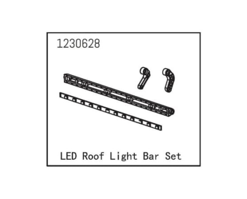 Barra led Absima para techo 1/10 crawler 1230628