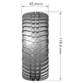 Ruedas Louise ARDENT crawler 1/10 Sin Llanta 1.9"(2pcs) LR-T3232VI