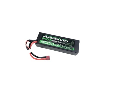 Batería Absima LiPo 3S 11,1V 40C 4000 Greenhorn TDean Perfil Bajo 4140017