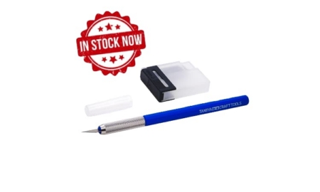 Juego de cuchillos de modelismo Tamiya azul 69943