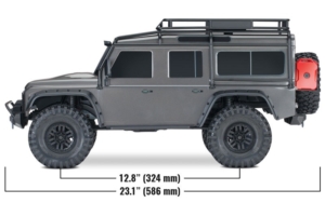 Traxxas TRX4 Land Rover Defender Clipless 1/10 RTR TRX82256-4