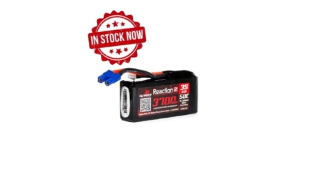 Batería de LiPo Reaction 3S 11,1V 3700 mAh 50C EC3 DYNB37353