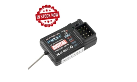 Receptor Etronix GFSK de 3 canales y 2,4 GHz ET1095