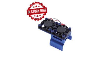 Ventilador doble Fastrax con disipador aluminio Azul FAST36-1