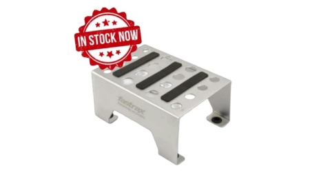 Soporte de aluminio Fastrax para coches 1/10 y 1/8 Gris FAST410S