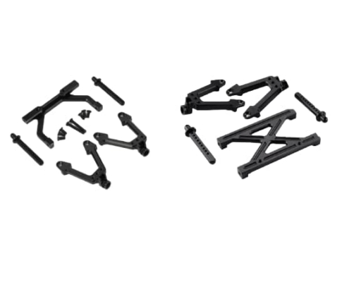 Soporte de amortiguador Axial SCX-10 Delantero y trasero de aluminio FTAX18 FTAX17