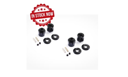 Hexágonos Fastrax Negros anchos (4pcs) para Axial Wraith +5 mm FTAX22