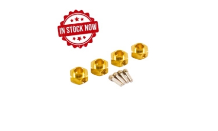 Hexágonos de rueda de latón Fastrax para TRX-4 (4pcs) FTTX316BR