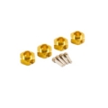 Hexágonos de rueda de latón Fastrax para TRX-4 (4pcs) FTTX316BR