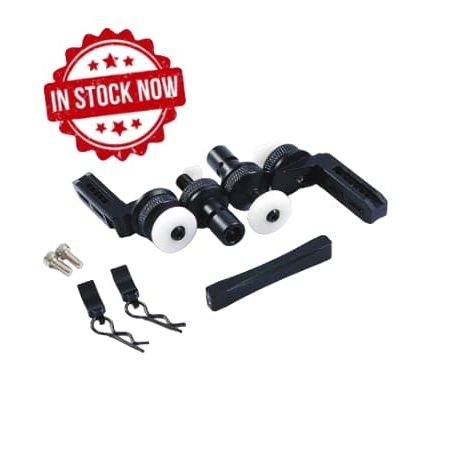 Soportes magnéticos Fastrax para carrocerías TRX-4 delanteros y traseros de aleación FTTX332BK