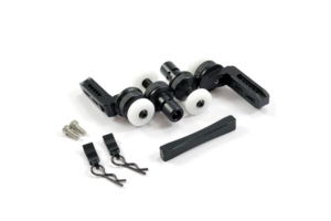 Soportes magnéticos Fastrax para carrocerías TRX-4 delanteros y traseros de aleación FTTX332BK