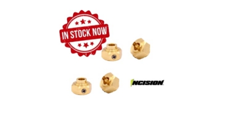 Hexágonos Incision de Latón Hex12mm (4pcs) IRC00292