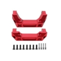 Soportes de parachoques de aluminio Rojo para Traxxas TRX4 (2pcs) M00469