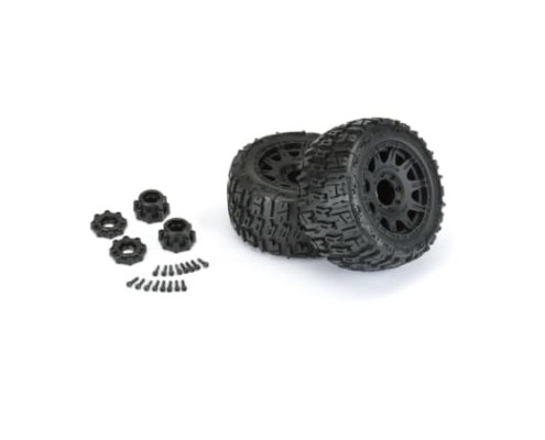 Ruedas Proline Trencher LP F/R 3.8" MT 1/8 Hex.17mm (2pcs) PRO1017510