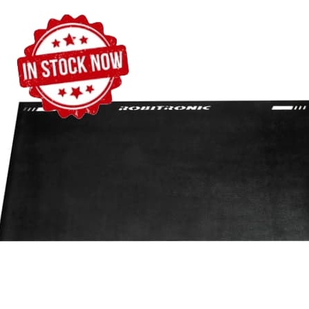 Alfombrilla Robitronic para boxes, en negro (60 x 120 cm) R13006