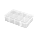 Caja clasificadora Robitronic 8 compartimentos variables 186x125x43mm R14035