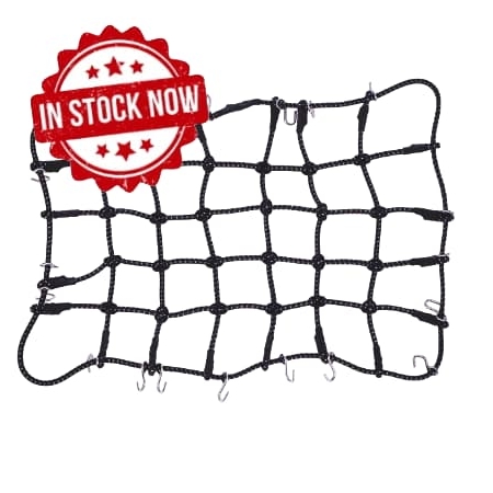 Red de equipaje elástica negra para 1:10 RC Rock Crawler RB01