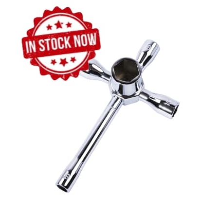 Llave de cruz grande Robitronic de 8, 9, 10, 12 y 17mm RB1019