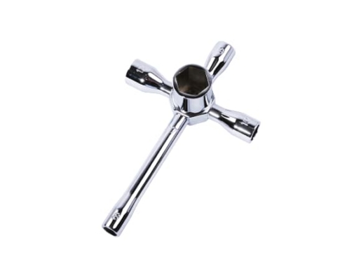 Llave de cruz grande Robitronic de 8, 9, 10, 12 y 17mm RB1019