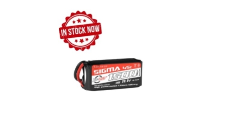 Batería Lipo Sigma 3S 11,1V. 1500mah 45C xt60 RC-G45-1500-3S1P