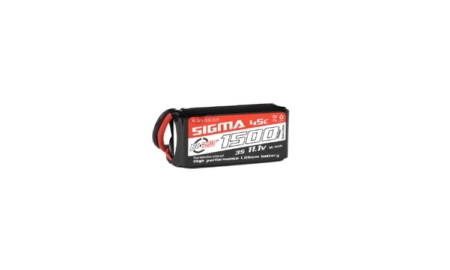 Batería Lipo Sigma 3S 11,1V. 1500mah 45C xt60 RC-G45-1500-3S1P