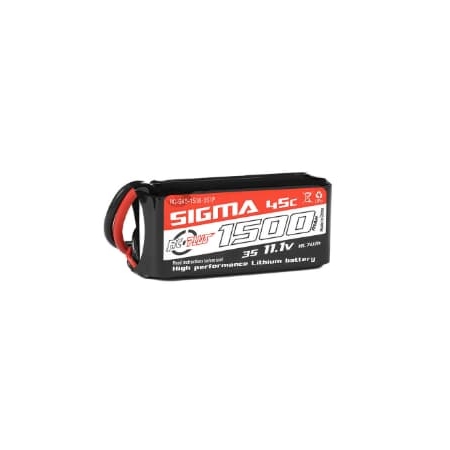 Batería Lipo Sigma 3S 11,1V. 1500mah 45C xt60 RC-G45-1500-3S1P