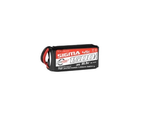 Batería Lipo Sigma 3S 11,1V. 1500mah 45C xt60 RC-G45-1500-3S1P