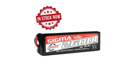 Batería Lipo Sigma 3S 11,1V. 2600mah 45C xt60 RC-G45-2600-3S1P