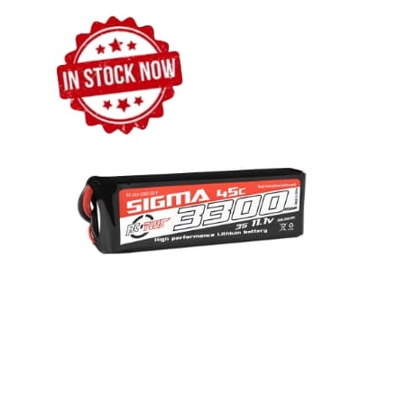 Batería Lipo Sigma 3S 11,1V. 3300mah 45C XT60 RC-G45-3300-3S1P