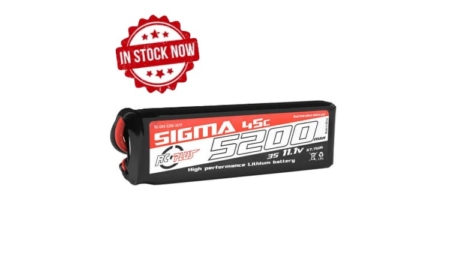 Batería Lipo Sigma 3S 11,1V 5200mah 45C XT60 RC-G45-5200-3S1P