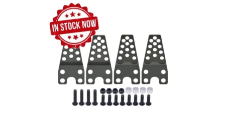 Soportes amortiguadores Axial SCX10 de aluminio Gris (4pcs)