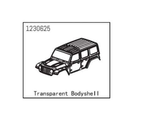 Carrocería Absima Sherpa transparente 1230625