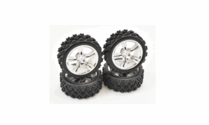 Ruedas Fastrax FAST0074C para turismo/rally 1/10 (4pcs)