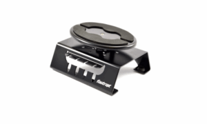 Soporte giratorio Fastrax para coches 1/10 y 1/8 de Aluminio negro FAST407BK