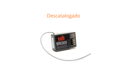 Receptor SRX300 FHSS de 3 canales SPMSRX300