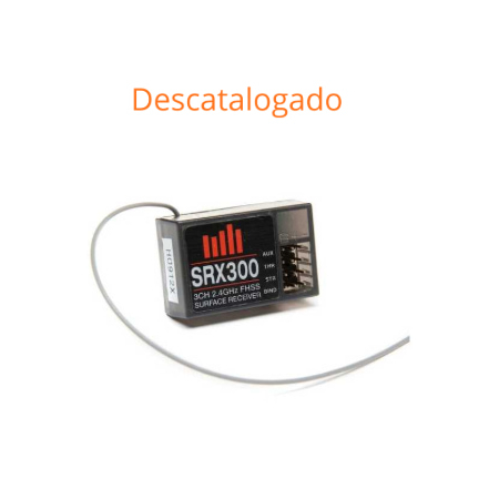 Receptor SRX300 FHSS de 3 canales SPMSRX300