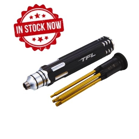 Juego de llaves TFL hexagonales de cambio rápido de 1,5/2,0/2,5/3,0 mm TT1604-07BK