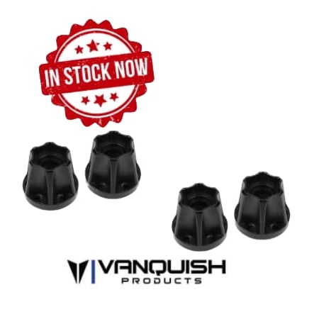 Hexágonos Vanquish SLW 725 de aluminio Negro (4pcs) VPS07115