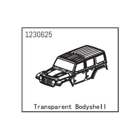 Carrocería Absima Sherpa transparente 1230625