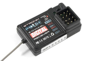 Receptor Etronix ET1095 GFSK de 3 canales y 2,4 GHz 