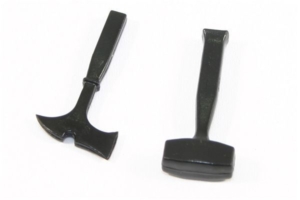 Martillo y Hacha Fastrax Negro a escala FAST299F